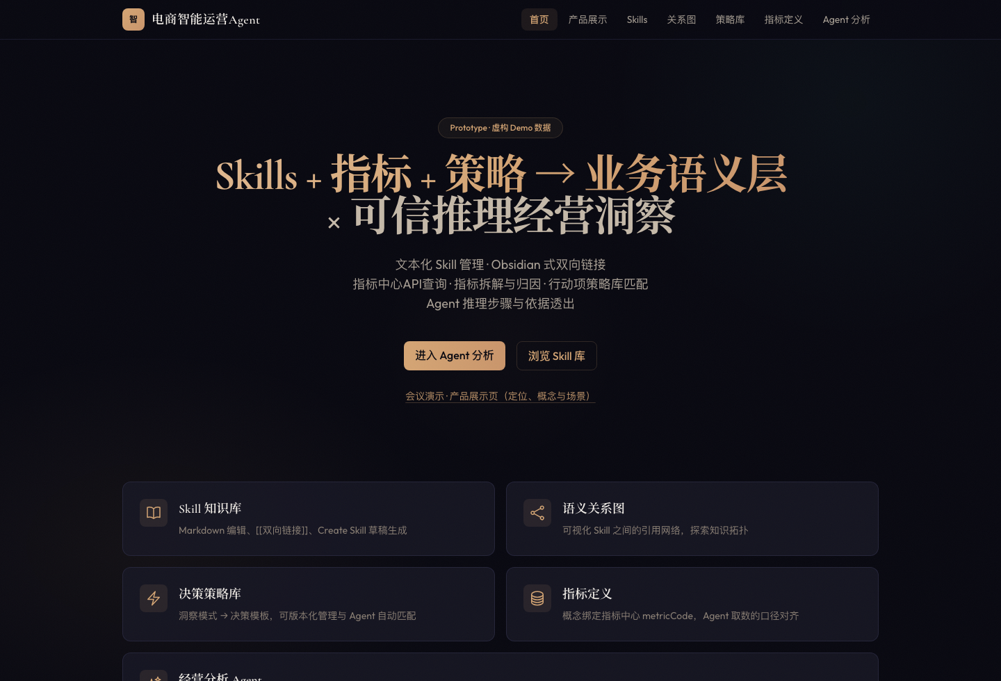 AEGIS Intelligence Foundation 语义底座界面